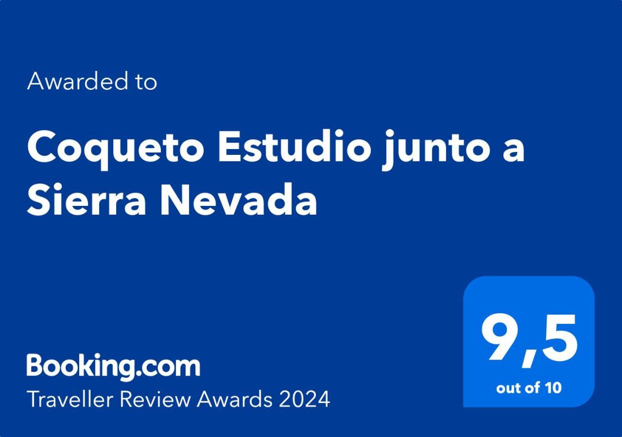 Coqueto Estudio Junto A Sierra Nevada 圭哈尔谢拉 外观 照片